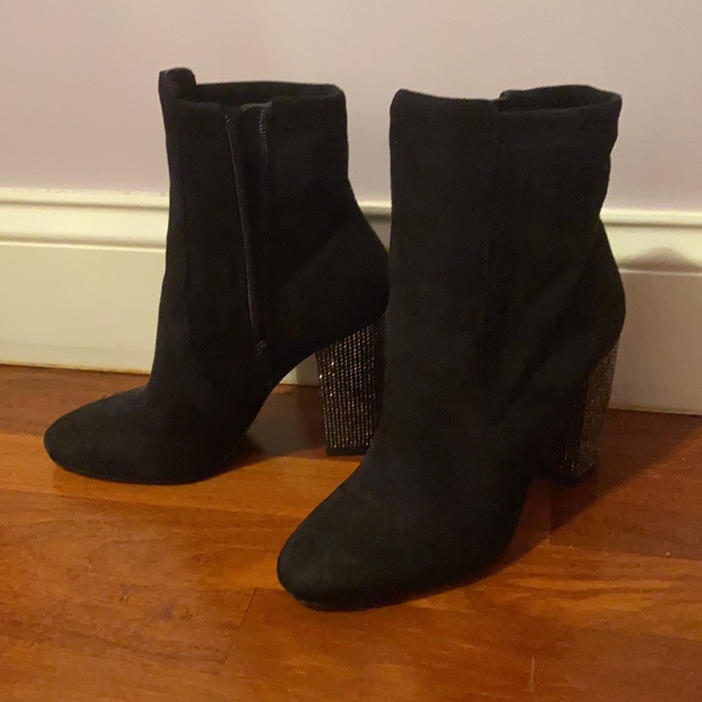 Aldo Aurella Black Boots / Booties Size 7 Shoes - Picture 3 of 3